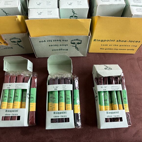 Vintage Shoe Laces Ringpoint Made in Germany NOS - Picture 2 of 5